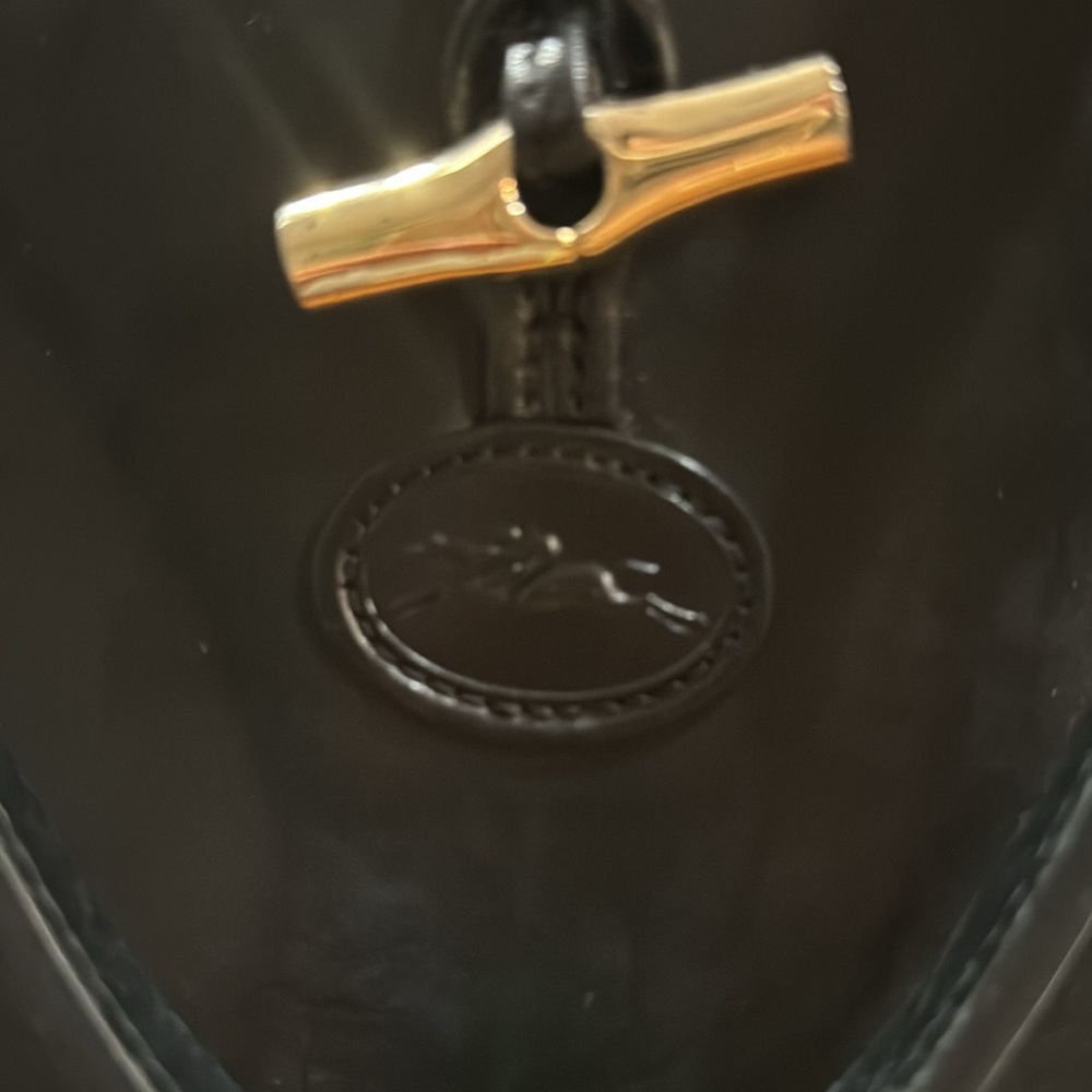 *LOW START* Longchamp Shoulder Bag Lux Black - Picture 2 of 8